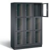 CLASSIC Locker with transparent doors (9 wide compartments)